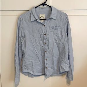 Forever 21 blue button down